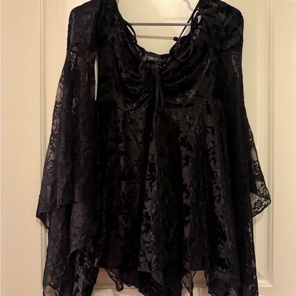 dolls kill black mini dress VINTAGE-LOOK COLDWATER CREEK BLACK & WHITE CHECKED SWING DRESS WITH S – Vintage  Clothing & Fashions